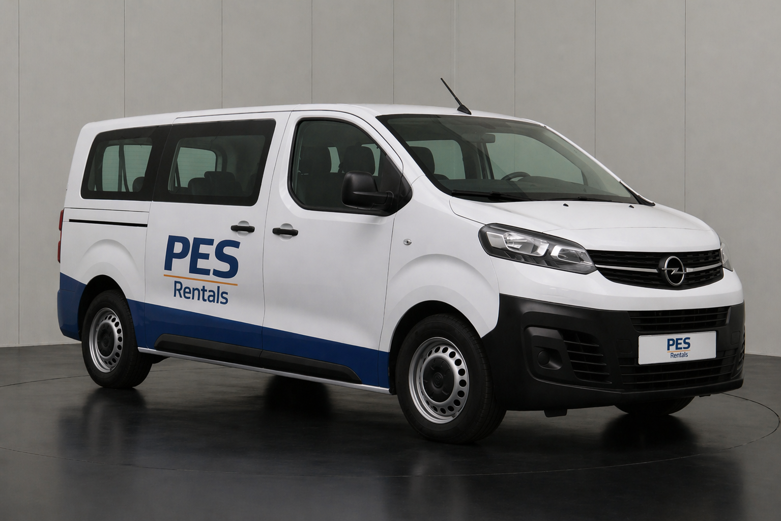 PES Rentals bus
